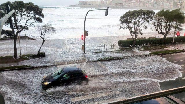 El pasado 14 de noviembre el mar llegó a invadir el Paseo Marítimo