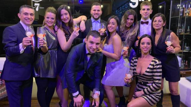 Parte del equipo de Bergin