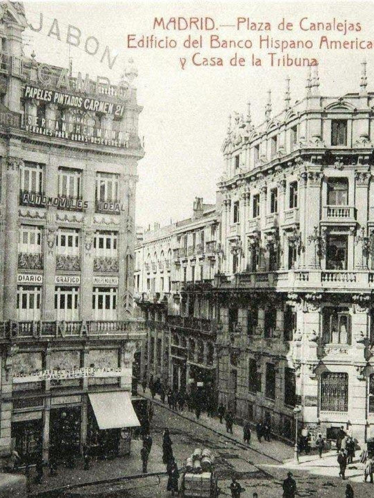 Plaza de Canalejas de Madrid.