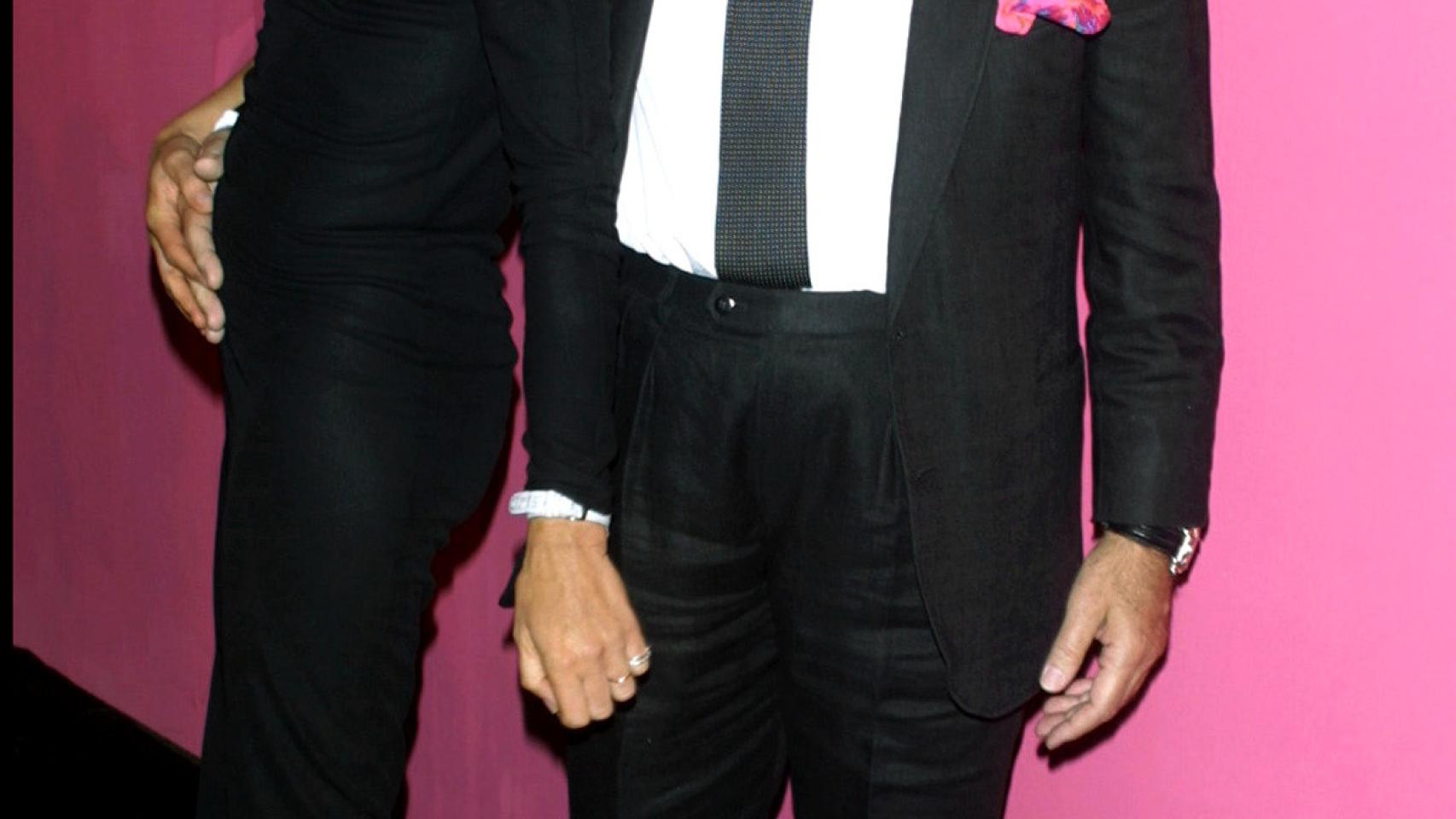 Emanuel Ungaro junto a su mujer en una imagen de archivo.