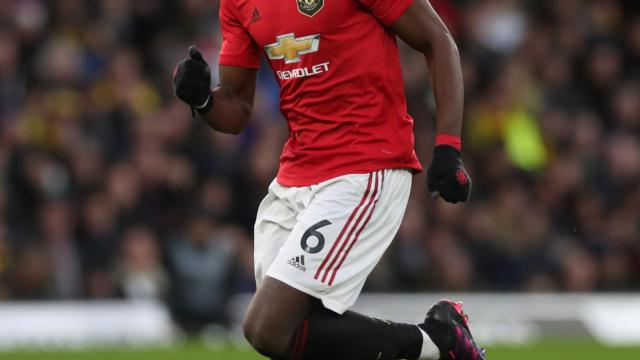 Paul Pogba, en un partido del Manchester United
