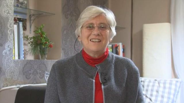 Clara Ponsatí, exconsellera de Educación huida de la Justicia, en TV3.