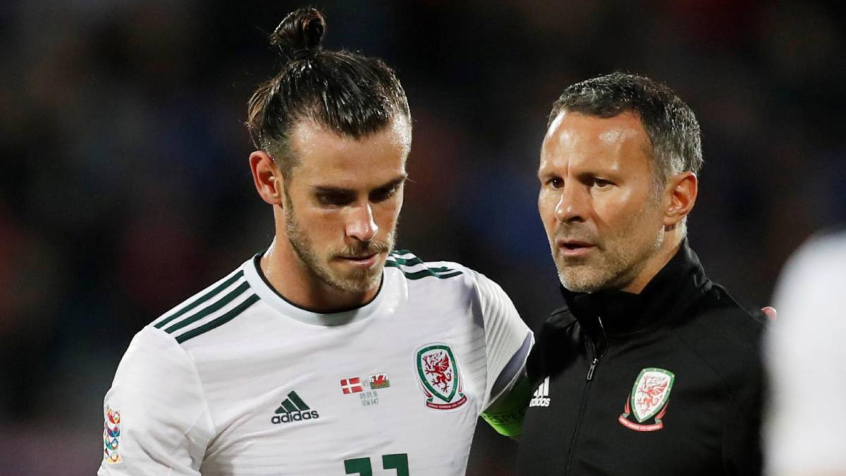 Gareth Bale y Ryan Giggs