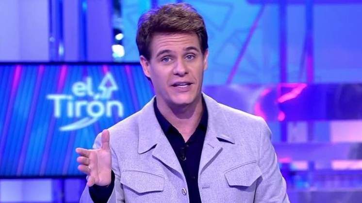 Christian Gálvez durante la emisión de un programa de 'El Tirón'.