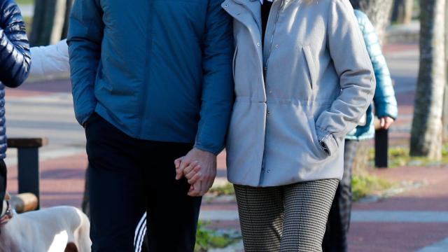 Iñaki Urdangarin y la infanta Cristina por Vitoria.