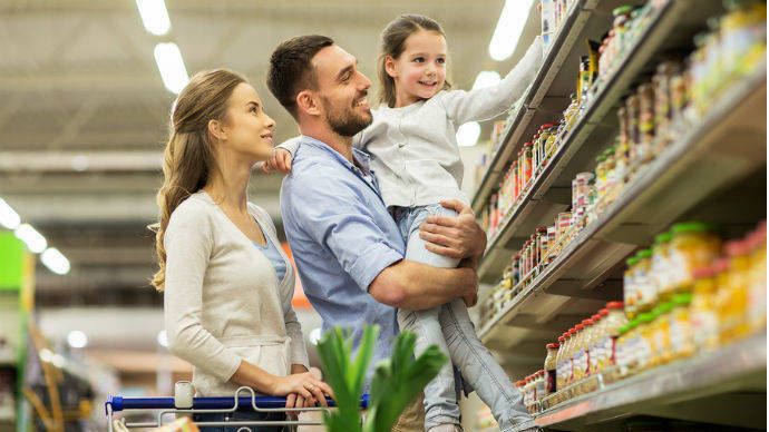 Supermercado. Imagen de archivo