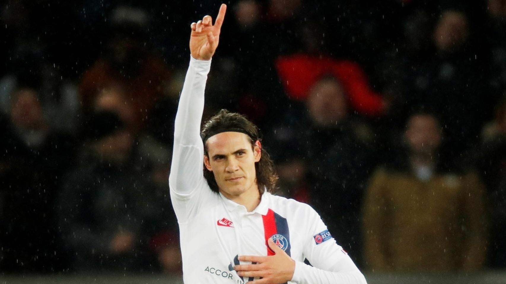 Cavani, con el PSG