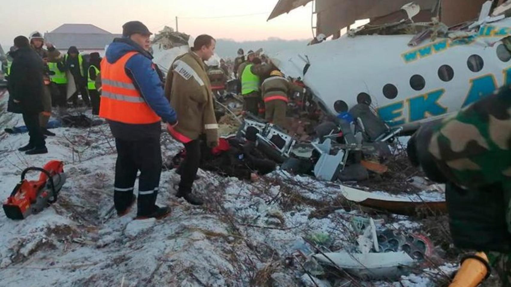 Accidente aéreo en Kazajistán
