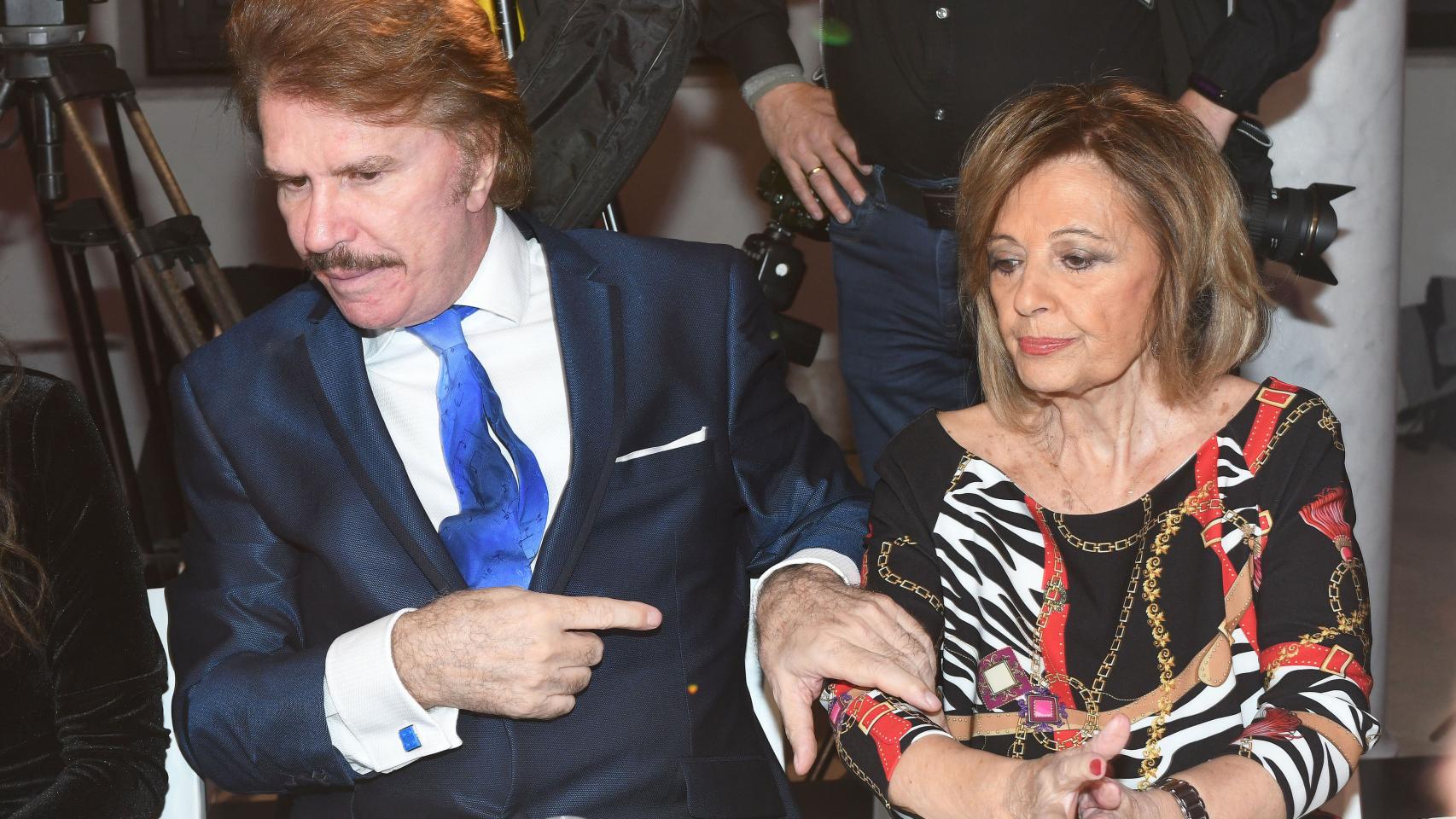 Teresa Campos y Bigote Arrocet en una imagen de archivo.
