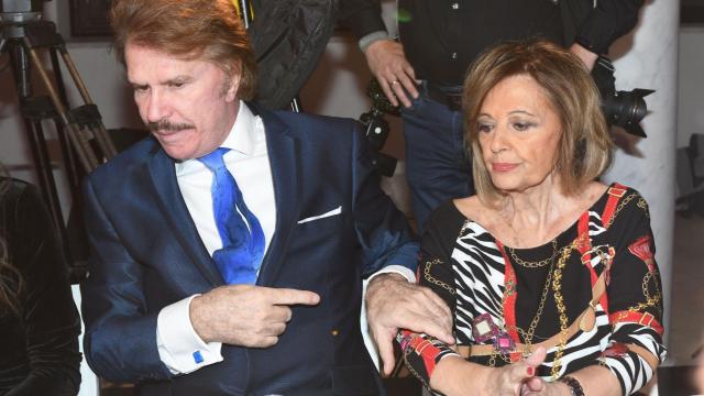 Teresa Campos y Bigote Arrocet en una imagen de archivo.