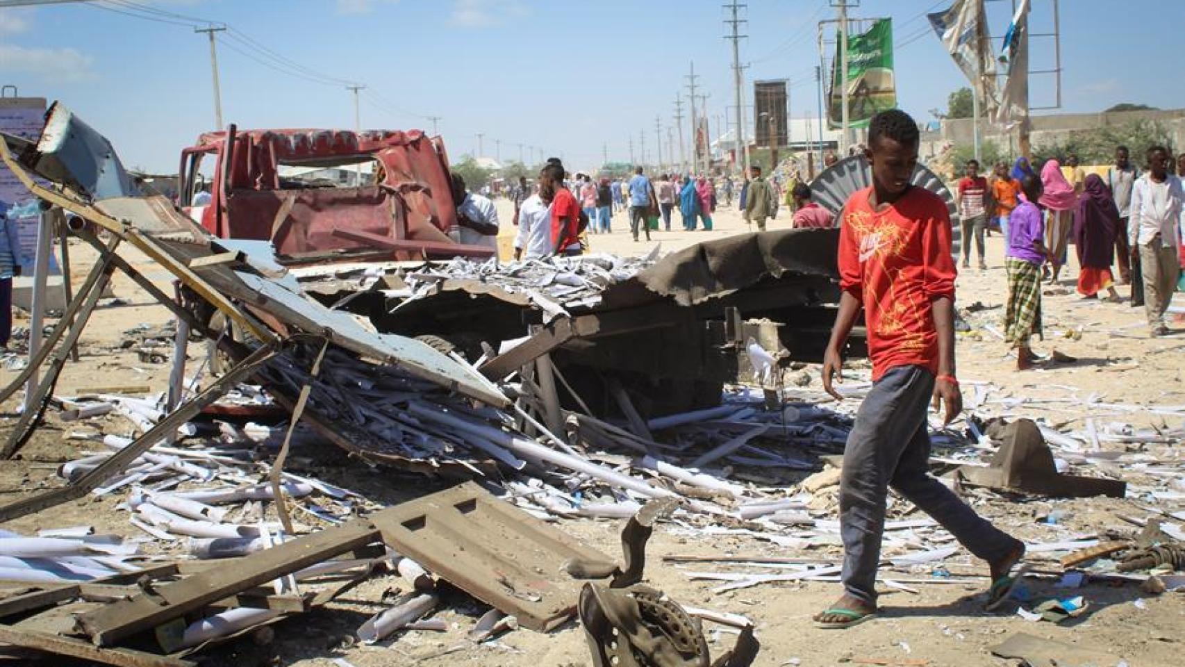 Atentado en Mogadiscio (Somalia) con un coche bomba