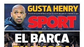 La portada del diario Sport (30/12/2019)