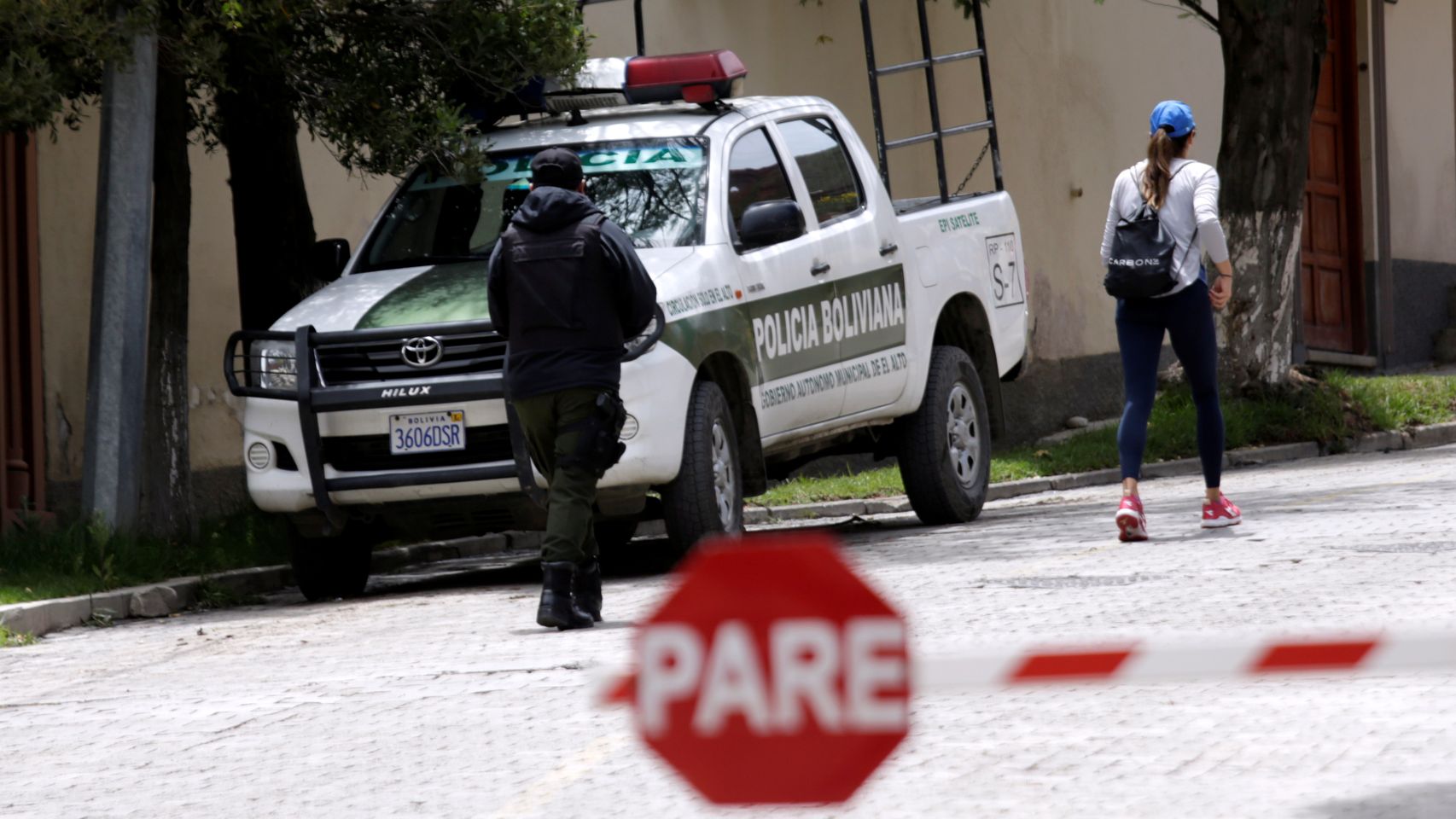 Urbanización La Rinconada, al sur de La Paz, donde tuvo lugar el incidente diplomático.