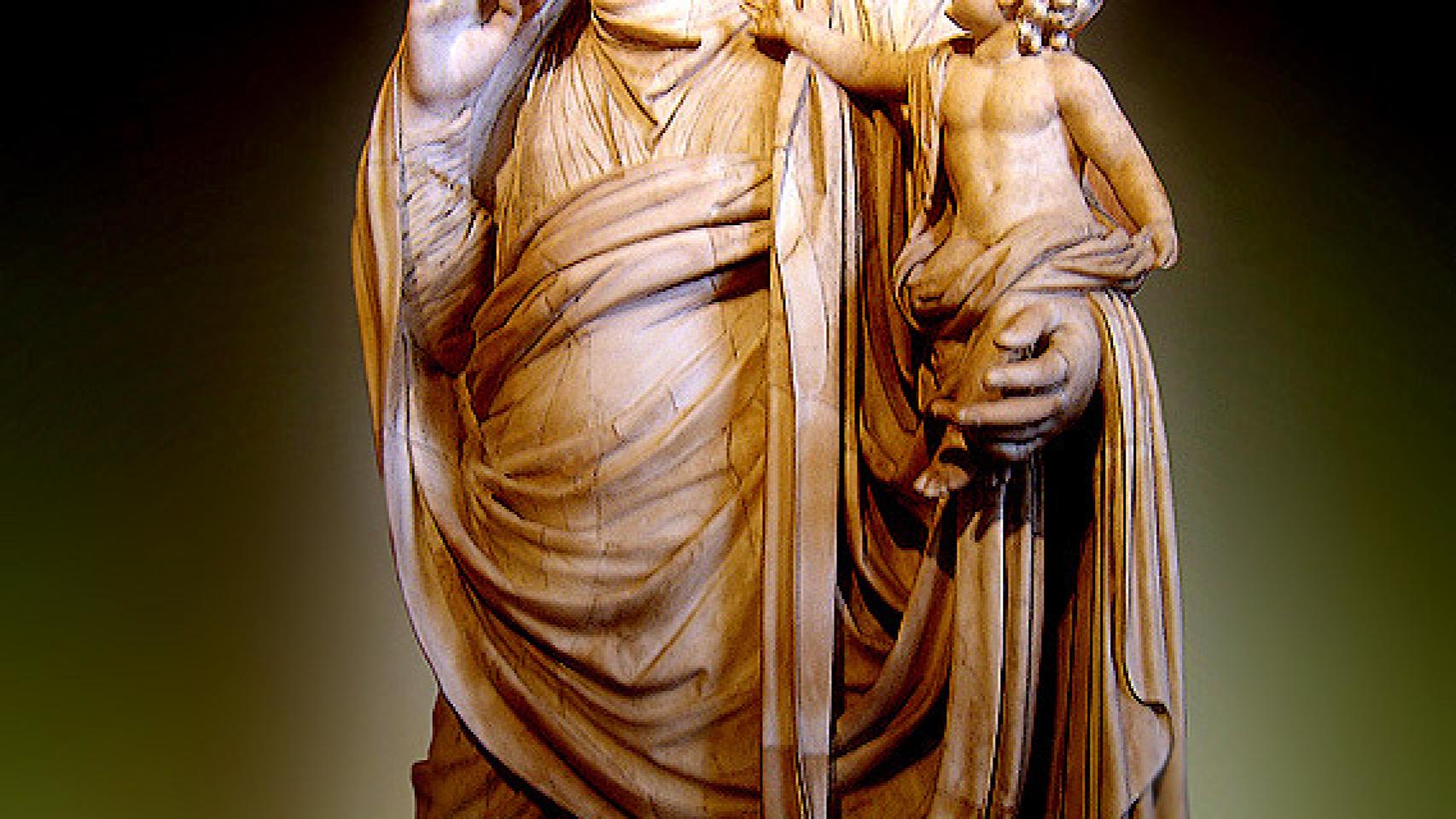 Mesalina y su hijo Británico.