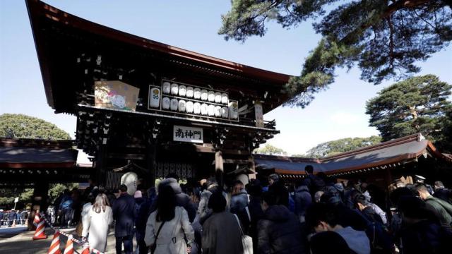 El Santuario Meiji en Tokio (Japón).