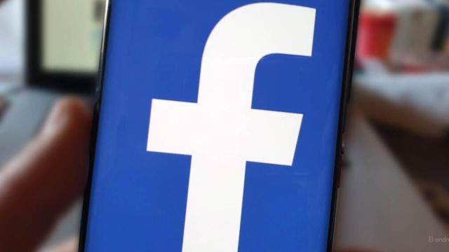 Logo de Facebook en una imagen de archivo.