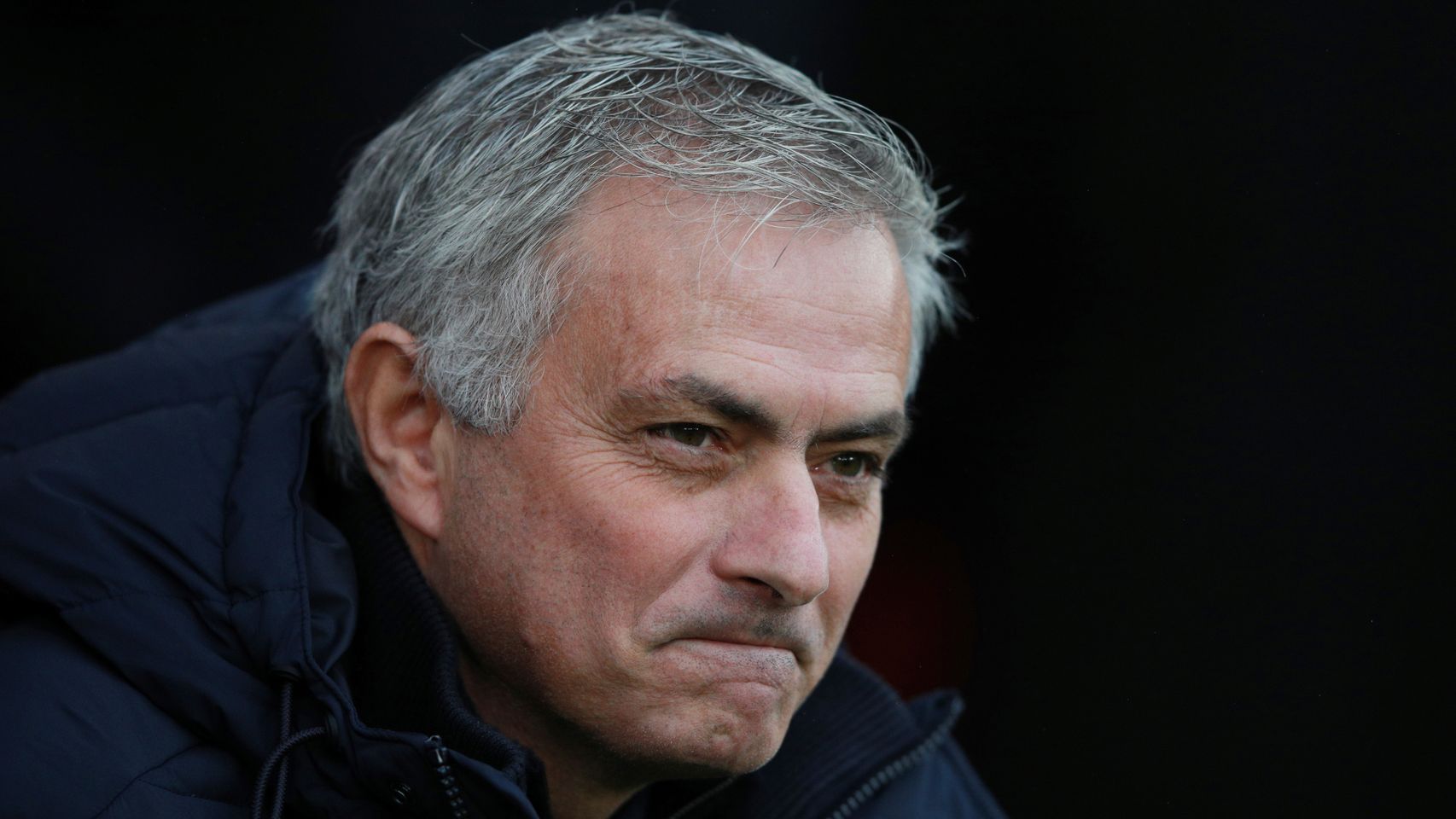 José Mourinho, en un partido del Tottenham