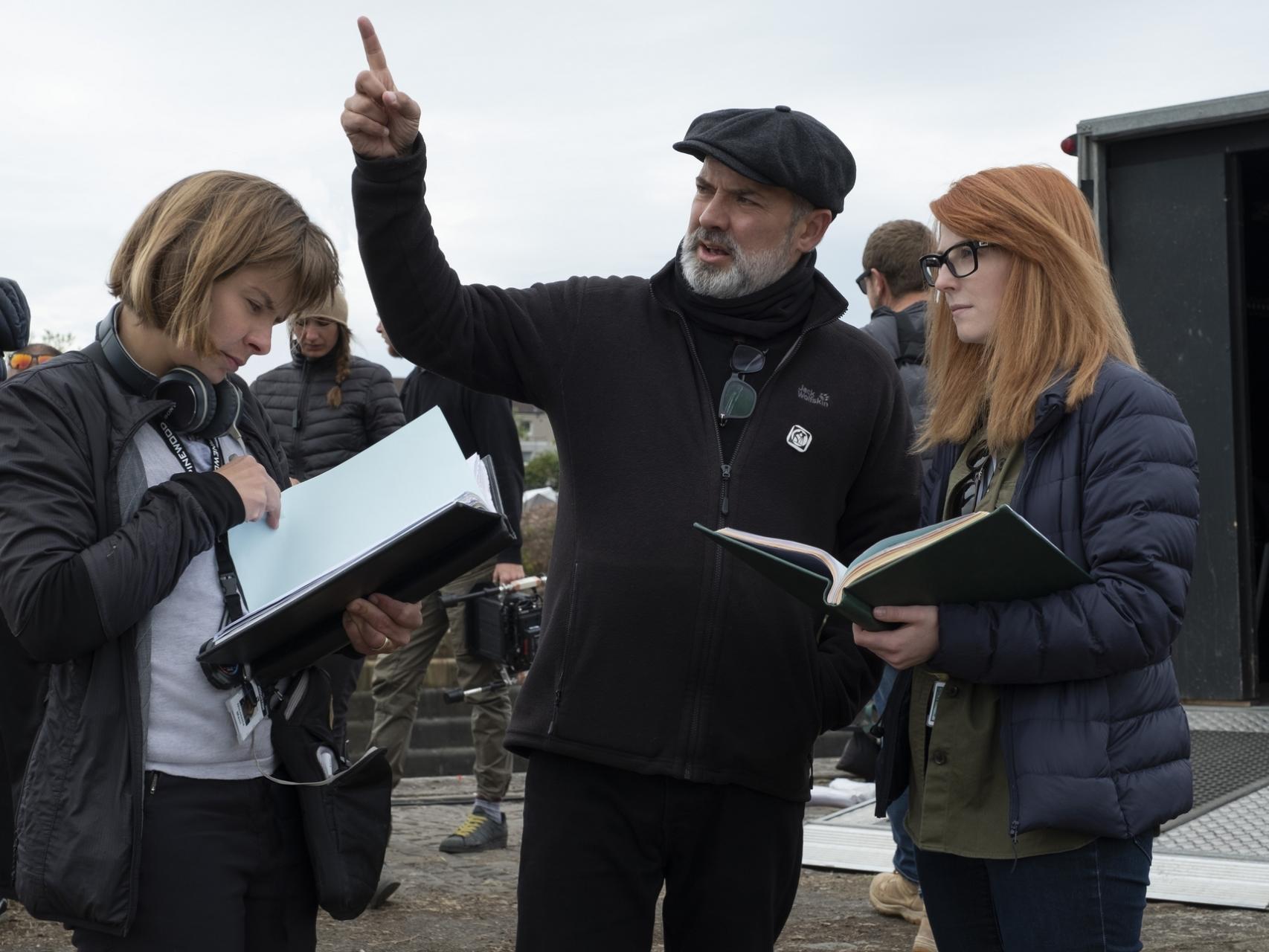 Sam Mendes en el rodaje de 1917.