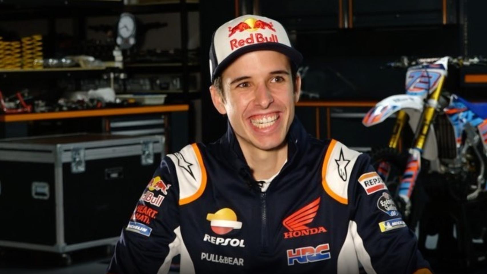 Alex Márquez, con los colores de Honda