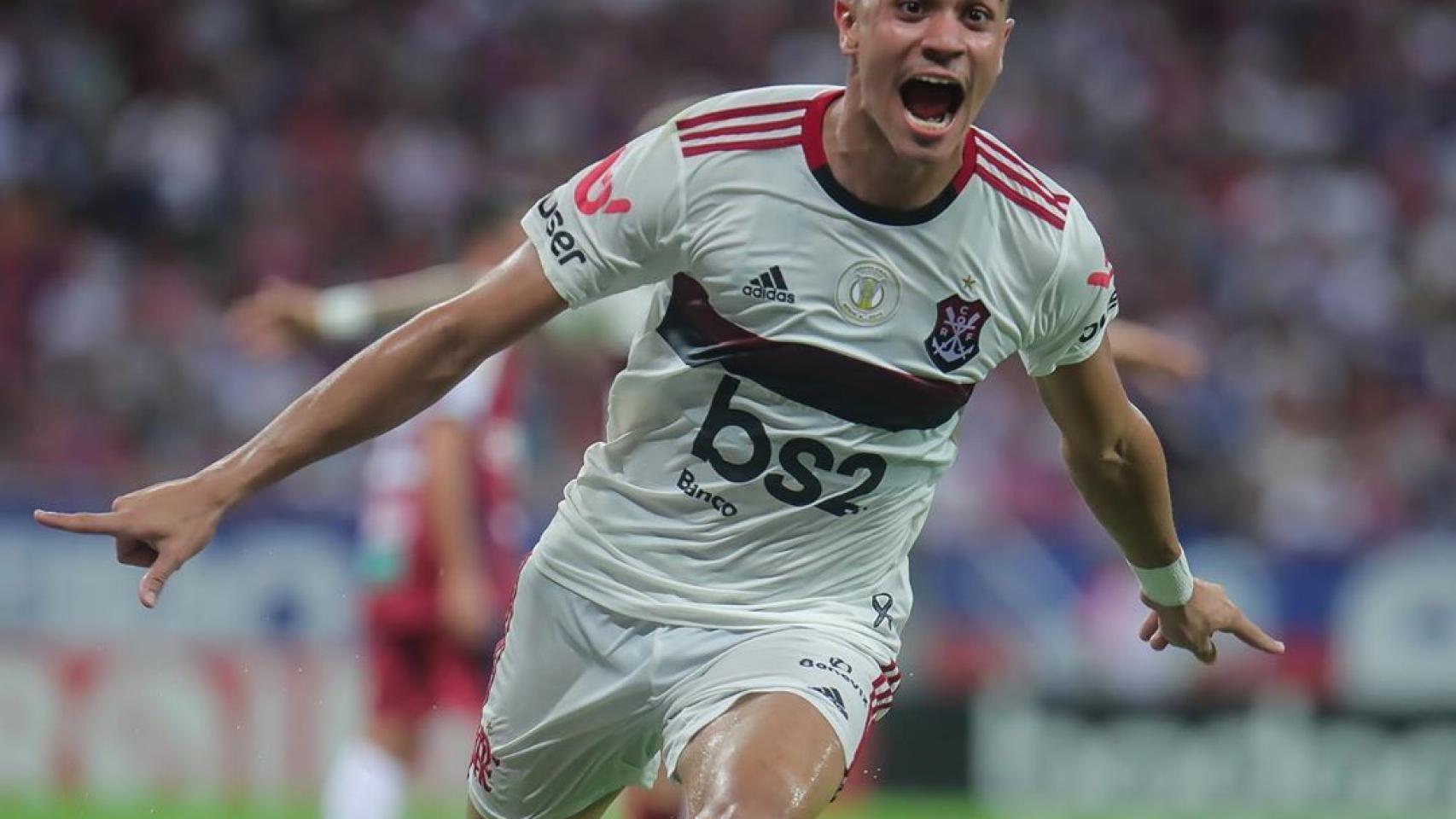 Reinier, en un partido del Flamengo