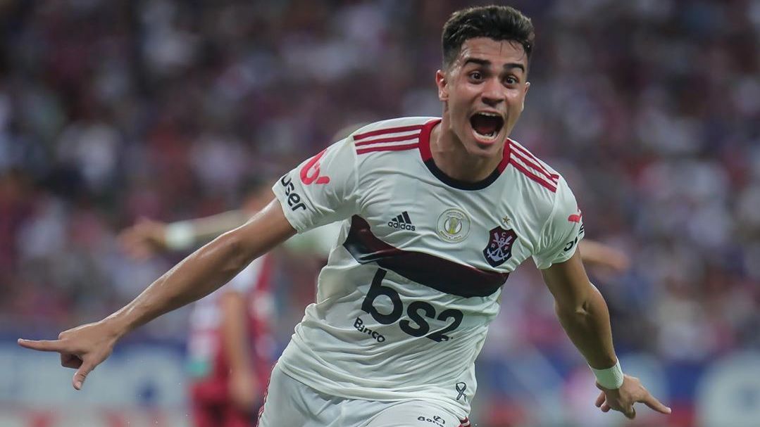 Reinier, en un partido del Flamengo