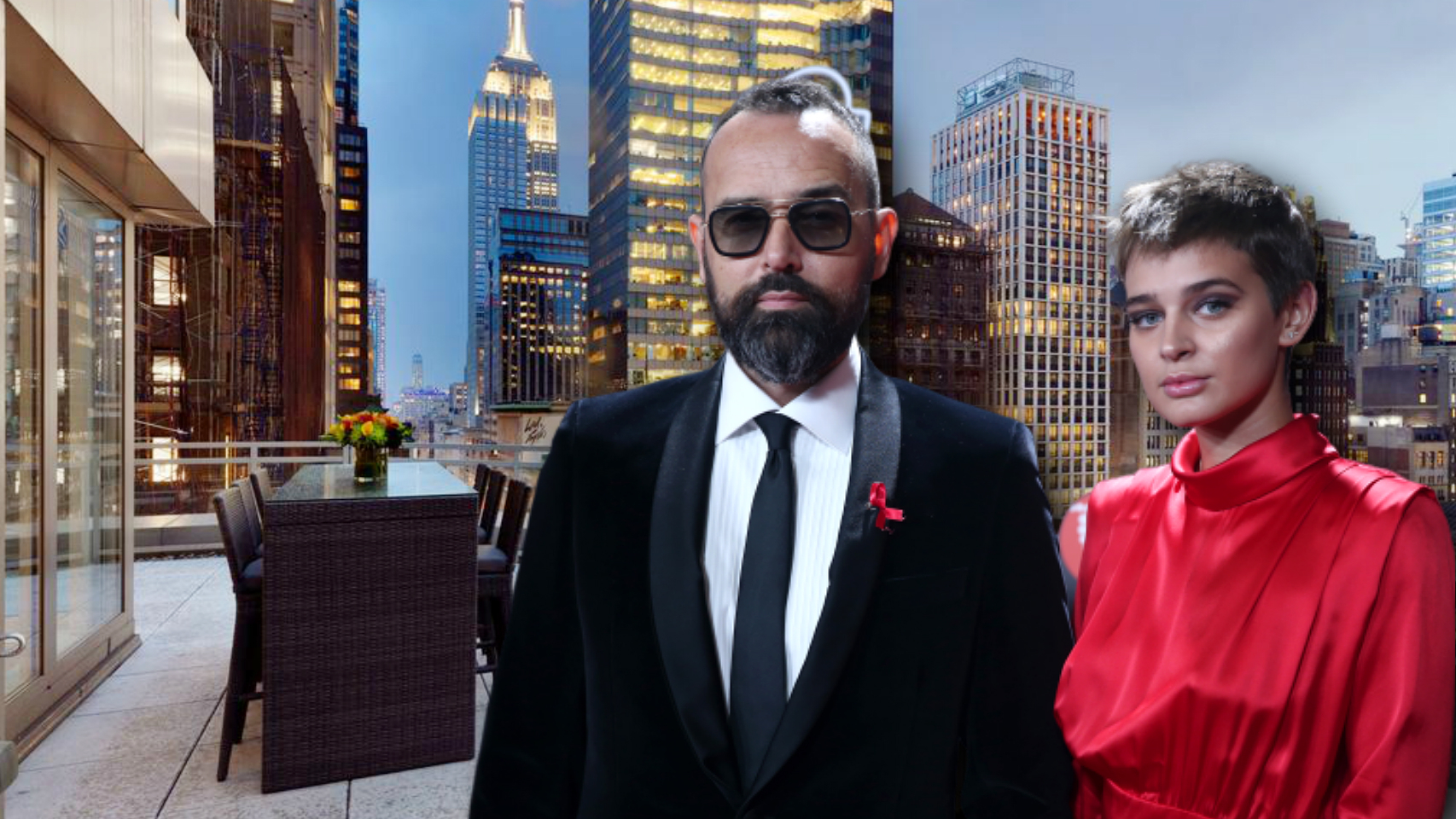 Risto Mejide y Laura Escanes en Nueva York.