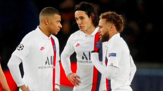 Mbappé, Cavani y Neymar