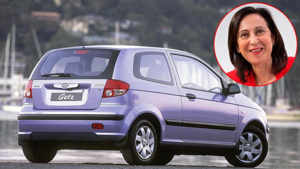 Margarita Robles declara tener un Hyundai Getz de 21 años.
