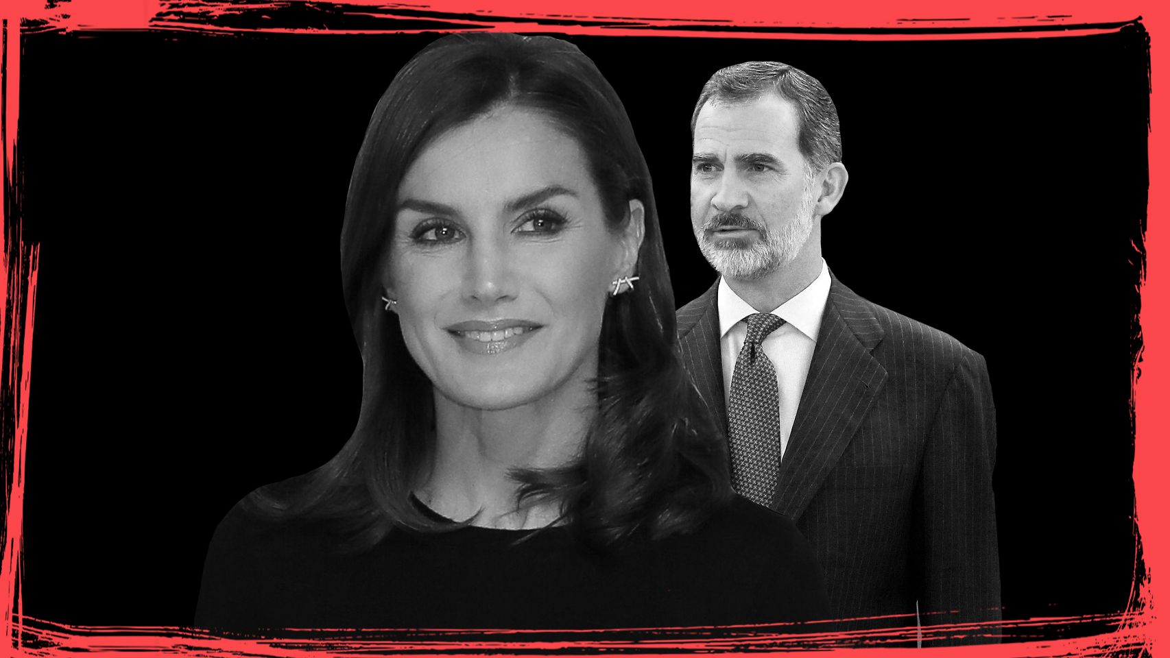 Letizia junto a su marido Felipe VI