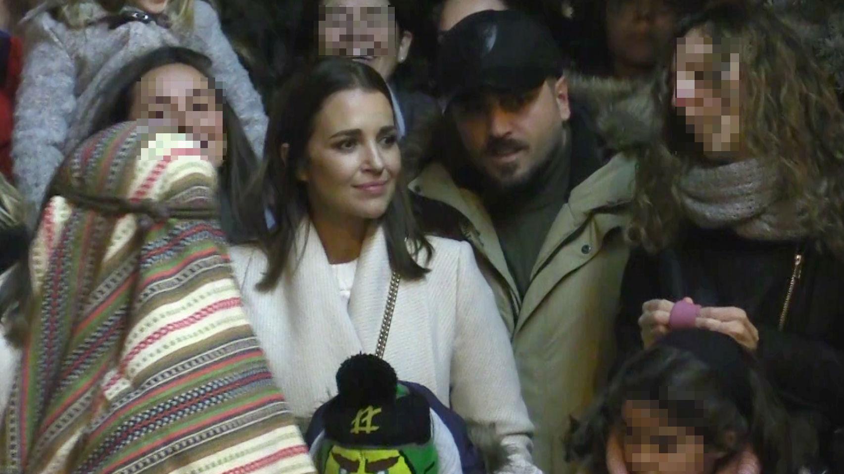 Paula Echevarría y Bustamante durante la cabalgata.