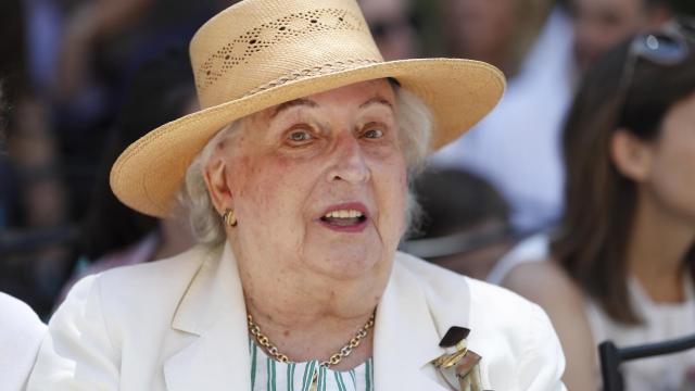 La infanta Pilar, en un acto.
