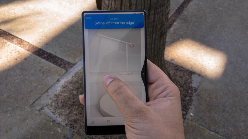 Gesto para ir atrás en Android