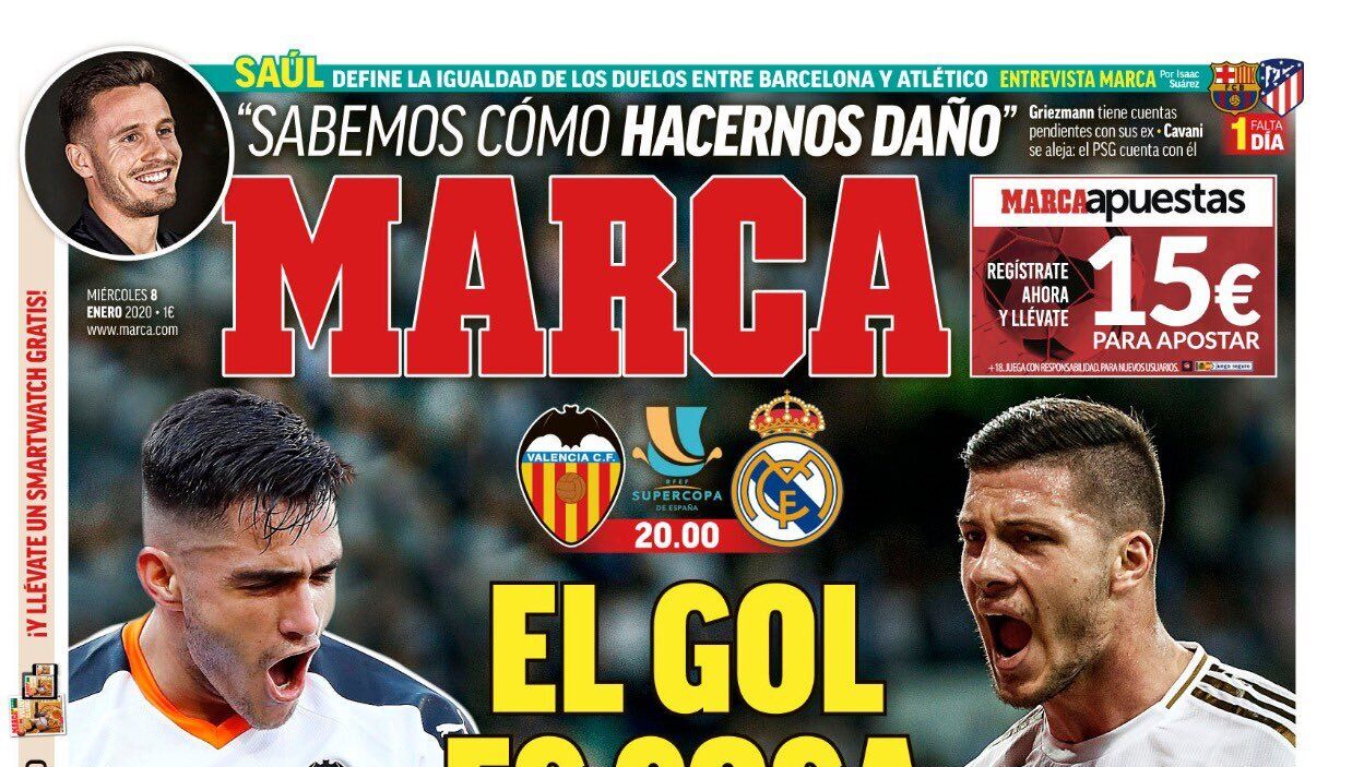 Portada MARCA (08/01/2020)