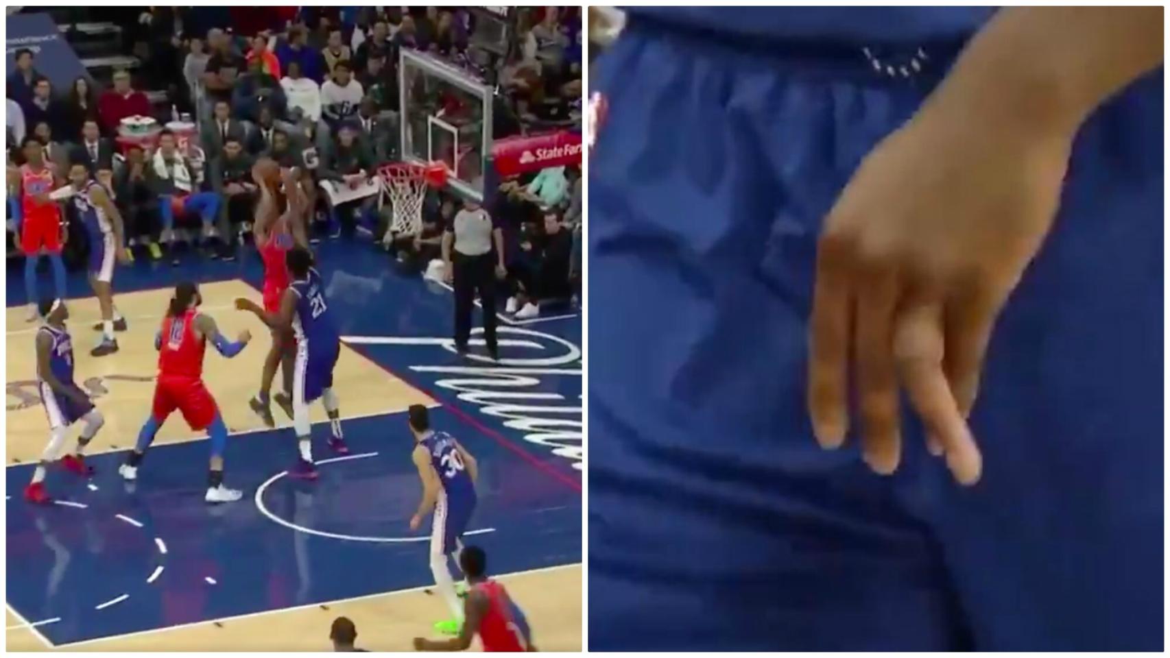 La escalofriante lesión de Embiid
