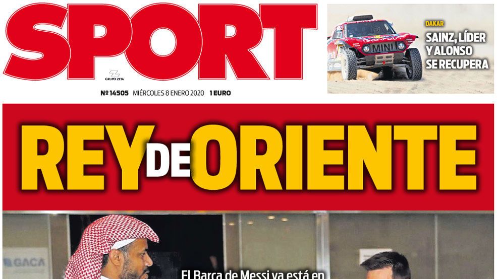 Portada SPORT (08/01/2020)