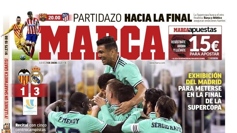 Portada MARCA (09/01/2020)