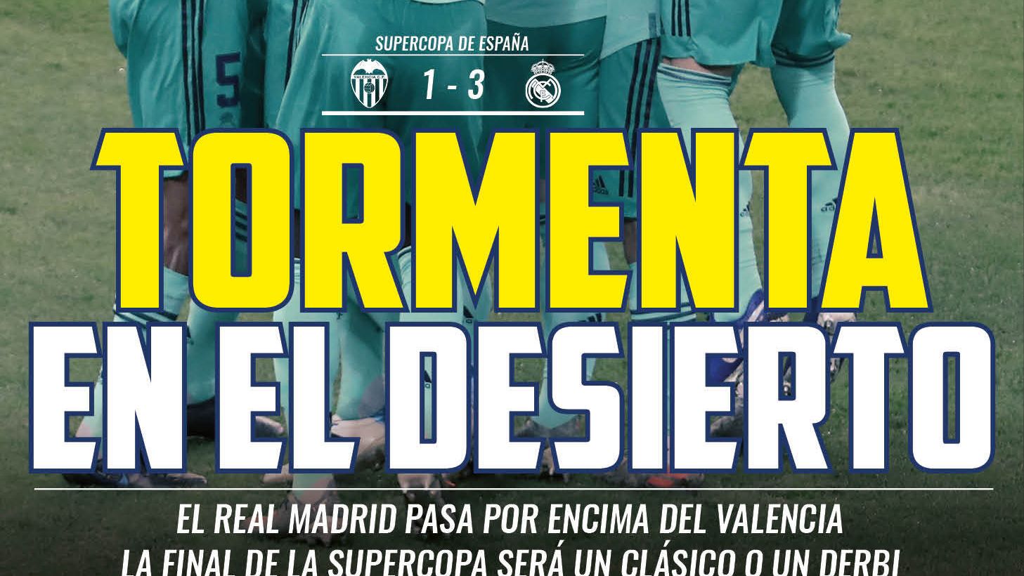 La portada de El Bernabéu (09/01/2020)