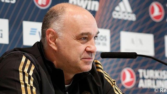 Pablo Laso, en rueda de prensa