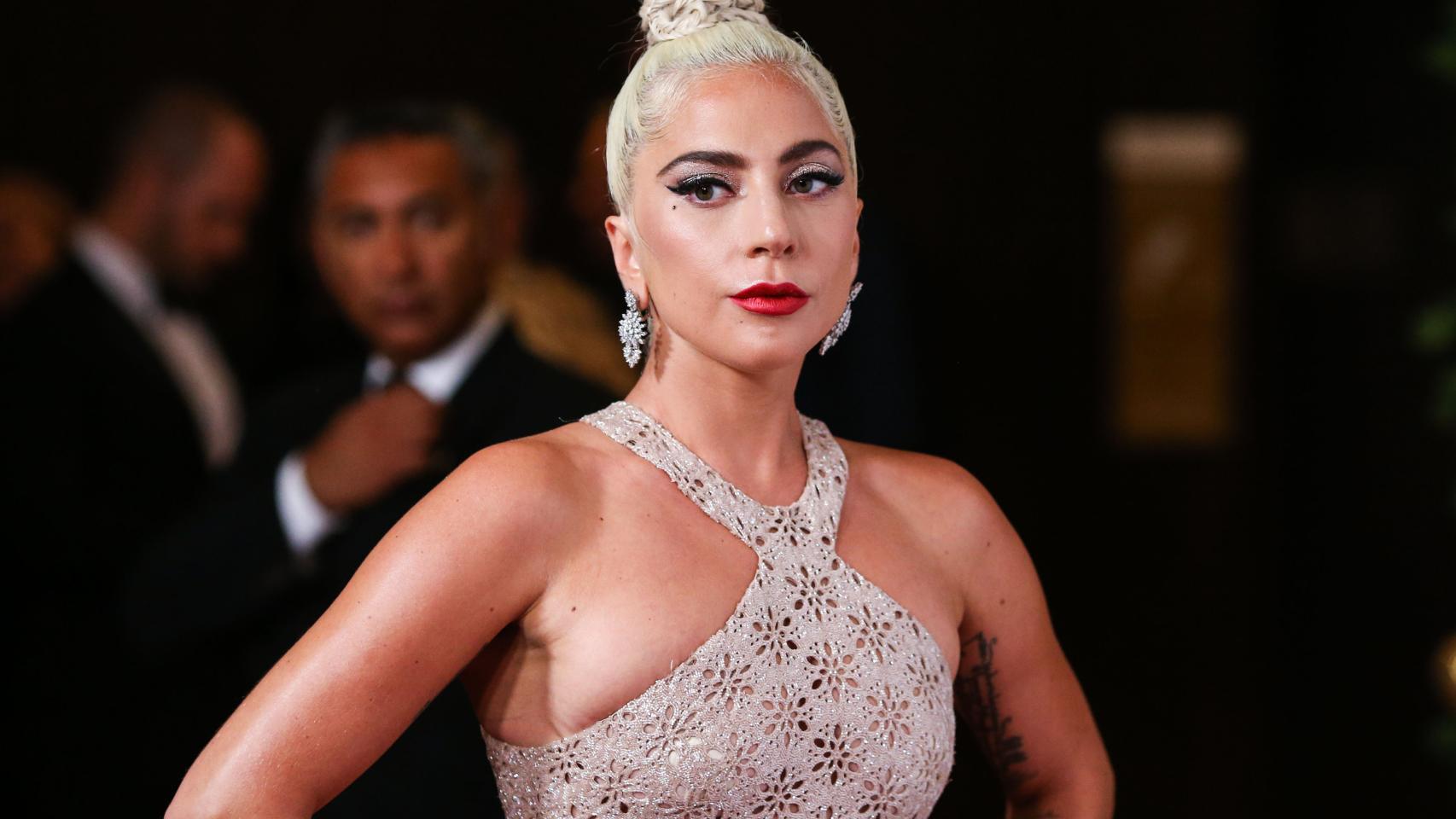 Lady Gaga, en una alfombra roja.