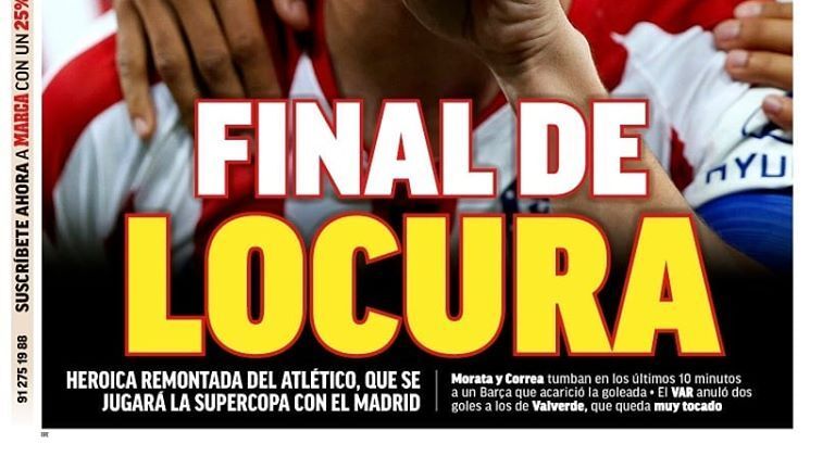 Portada MARCA (10/01/20)