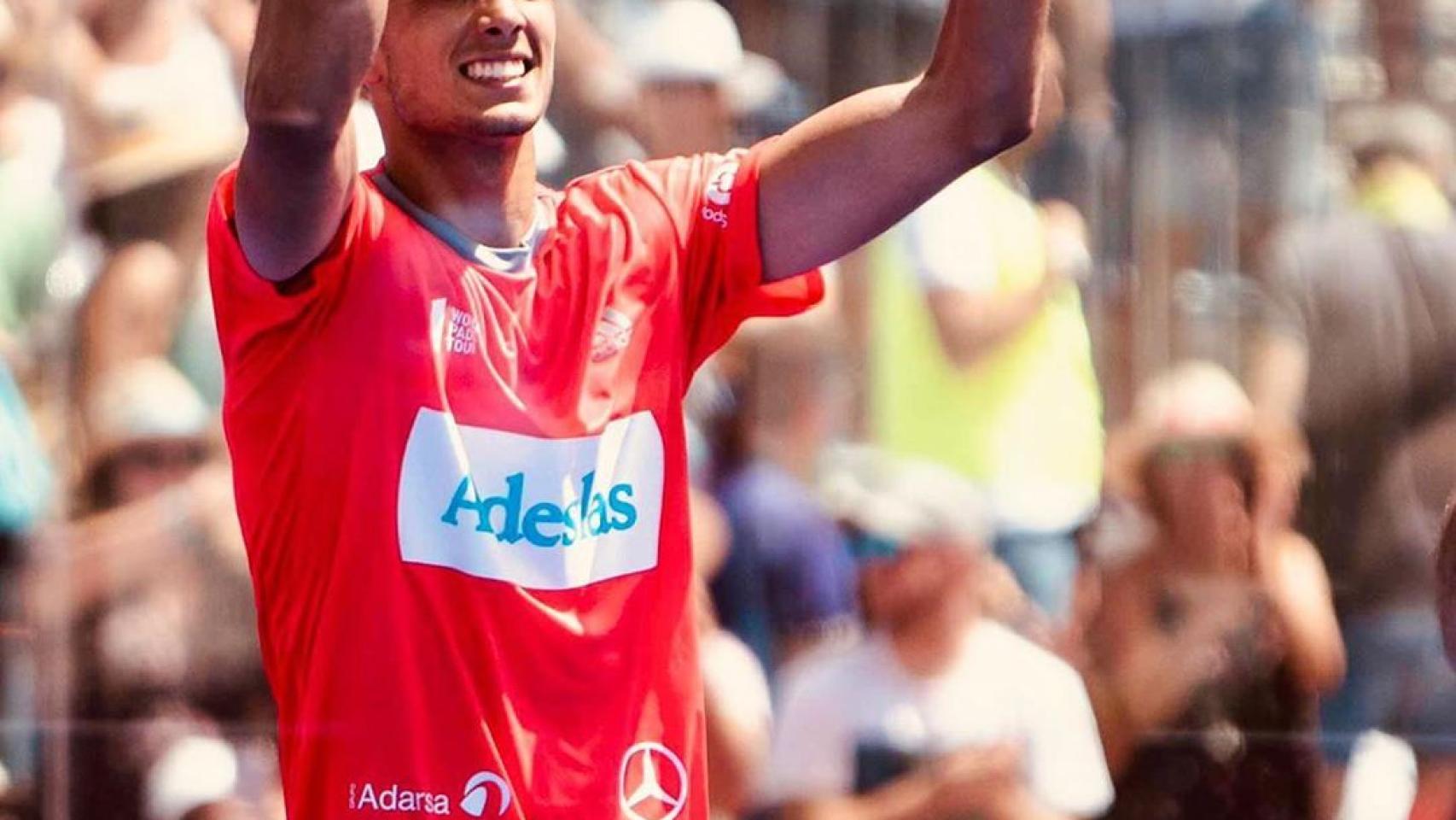 Ale Galán, durante el Mijas Open 2019