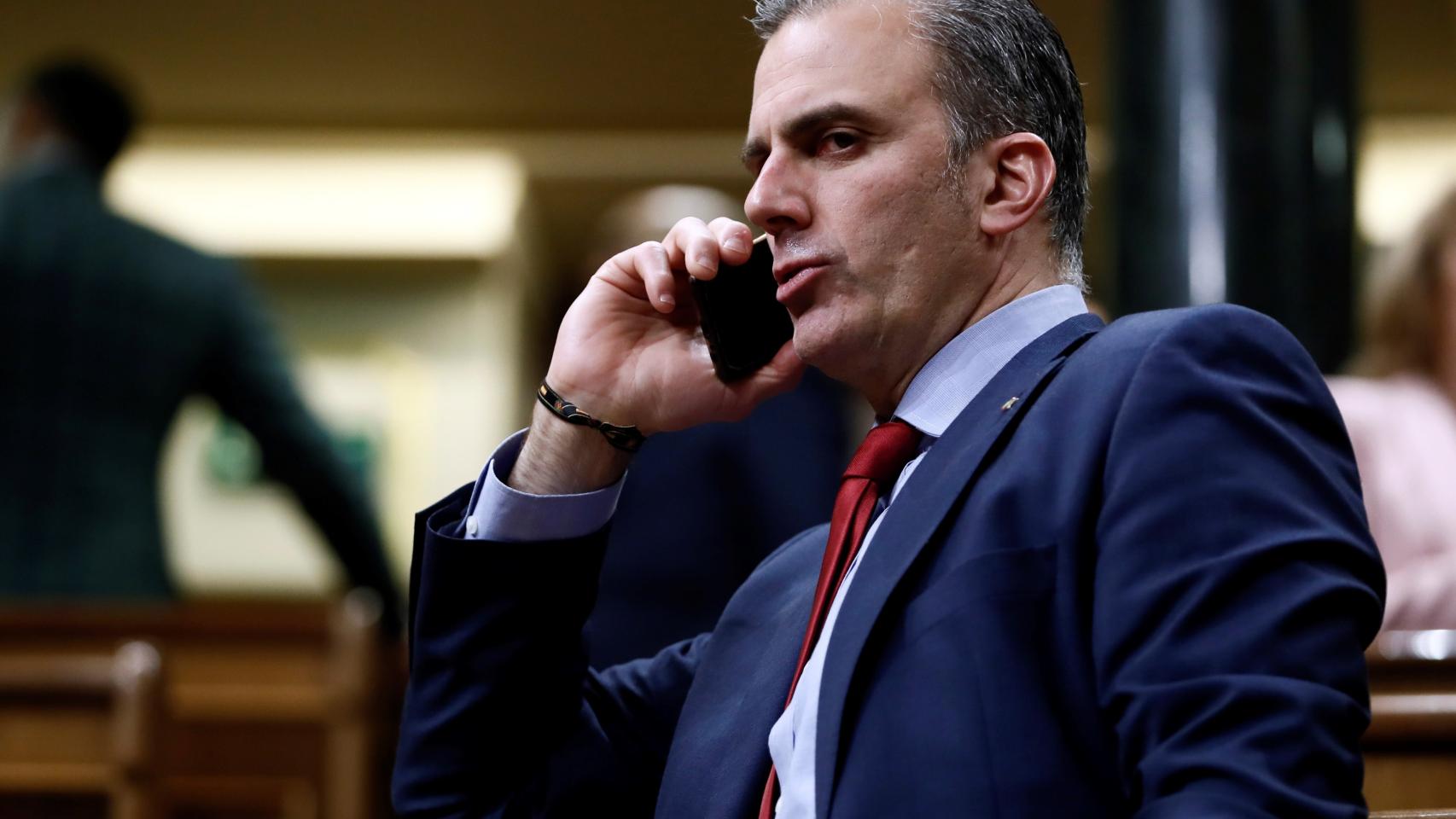 Javier Ortega Smith, diputado nacional y portavoz de Vox en el Ayuntamiento de Madrid.