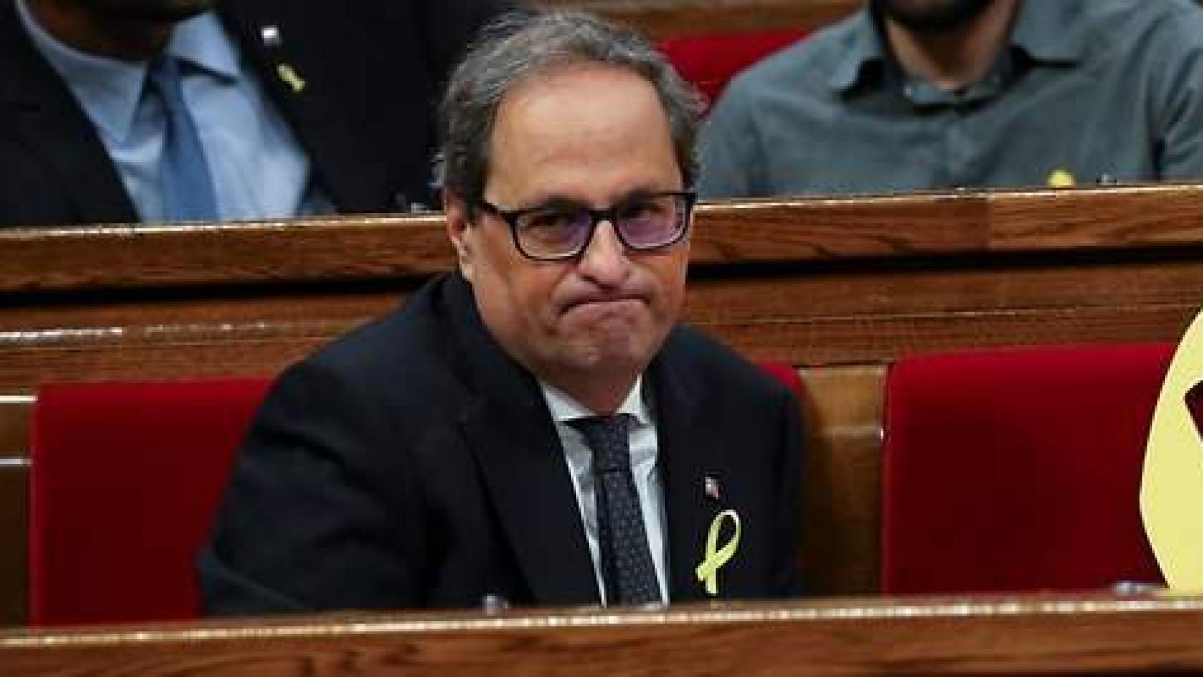 Quim Torra, en el Parlament en una imagen de archivo.