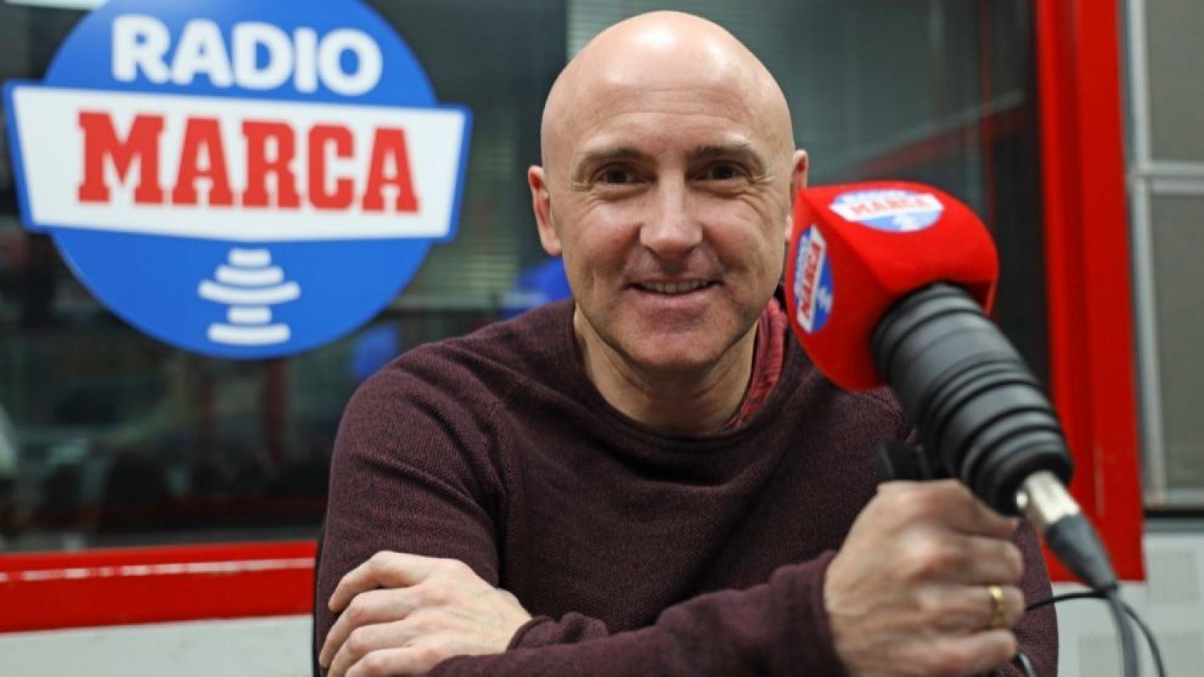 Maldini en los estudios de Radio Marca.