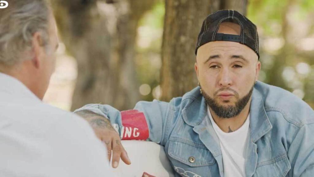 El hijo de Isabel Pantoja durante la entrevista con Bertín Osborne (Telecinco)