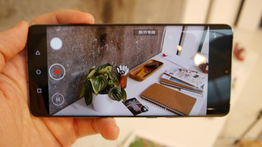 Móvil haciendo una foto