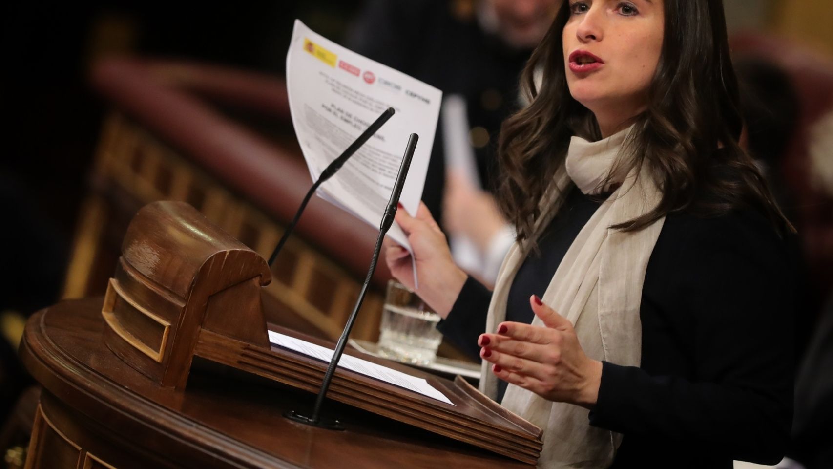 Belén Hoyo, diputada del PP y presidenta del Comité Electoral del PP, en el Congreso.