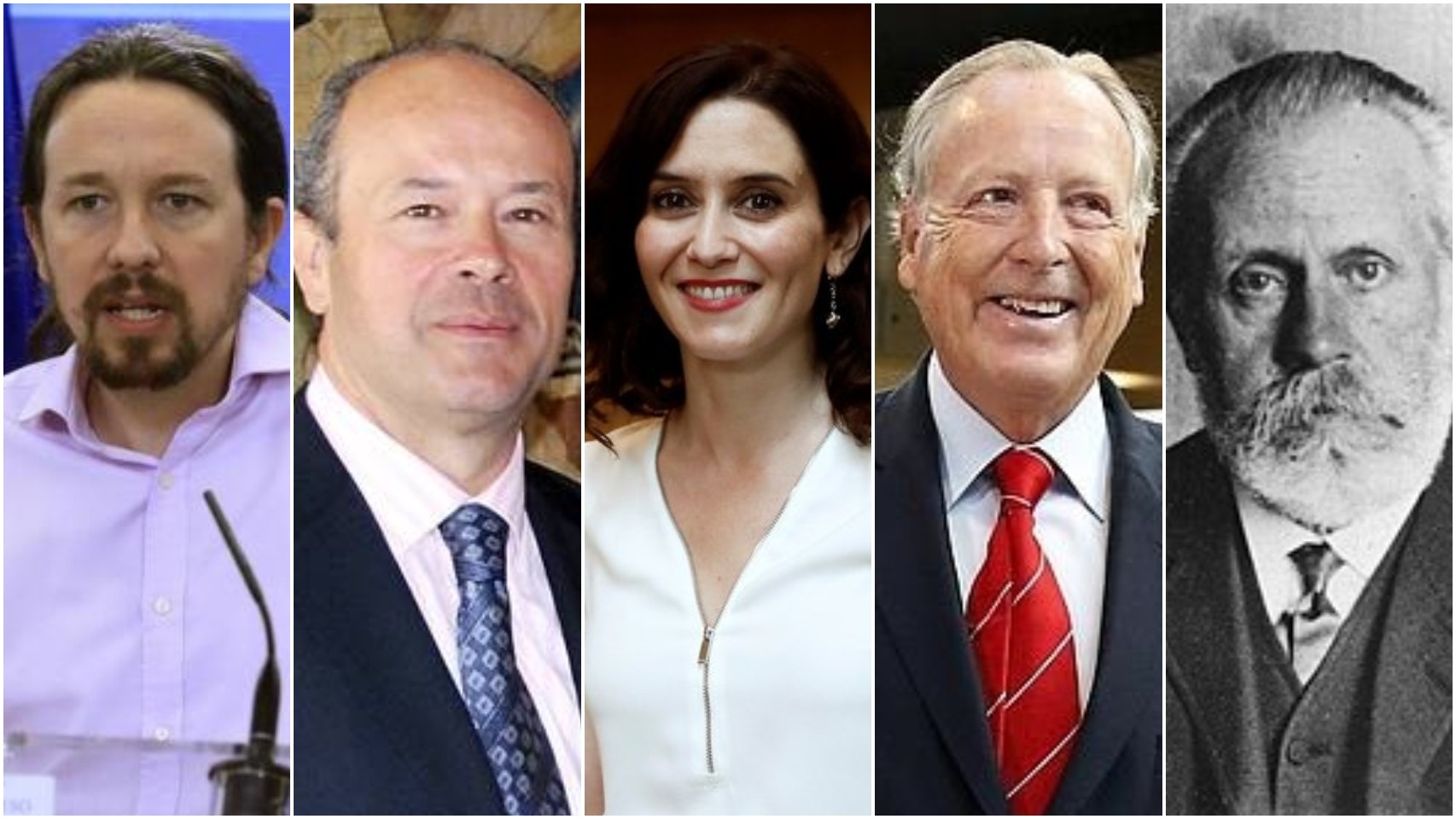Iglesias Turrión, Campo, Díaz Ayuso, Álvarez del Manzano e Iglesias Posse, nacidos el 17 de octubre.