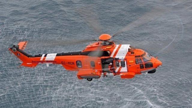Evacuada hasta A Coruña una octogenaria que sufrió un accidente en un crucero