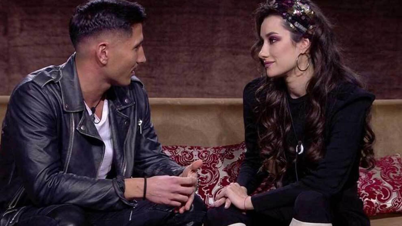 Giancalor y Arada, durante su participación en 'GH Vip 7' (Telecinco)